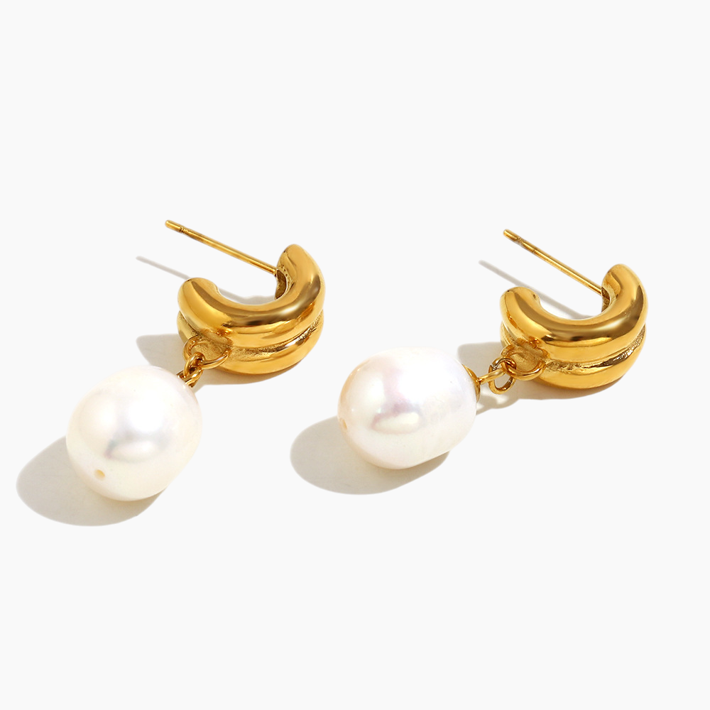 Aurora Pearl Drop Earrings