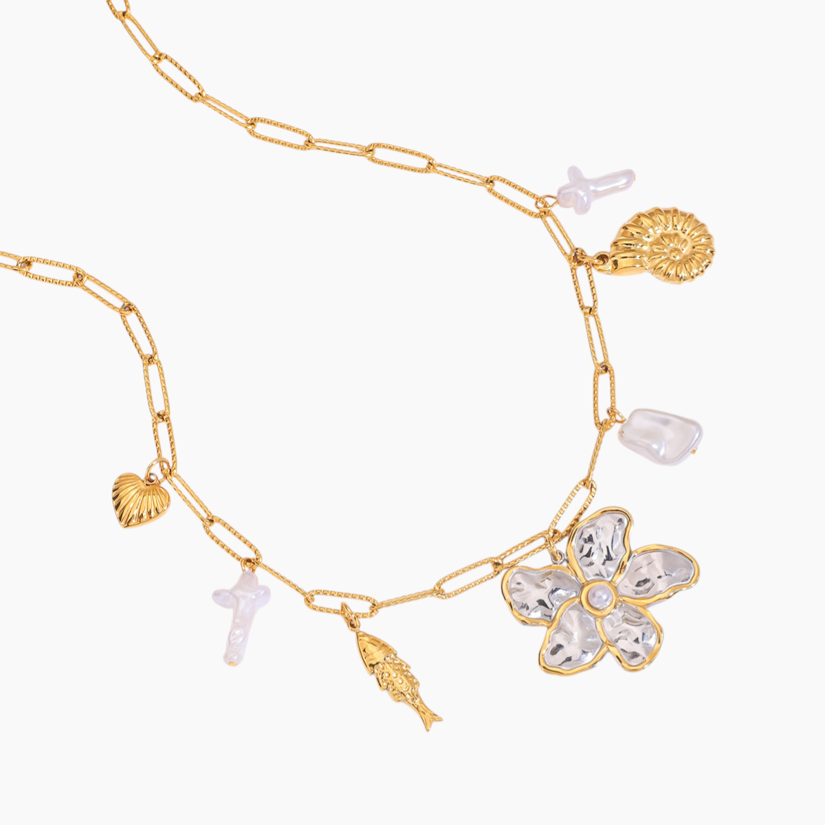 Ocean Relic Charm Necklace