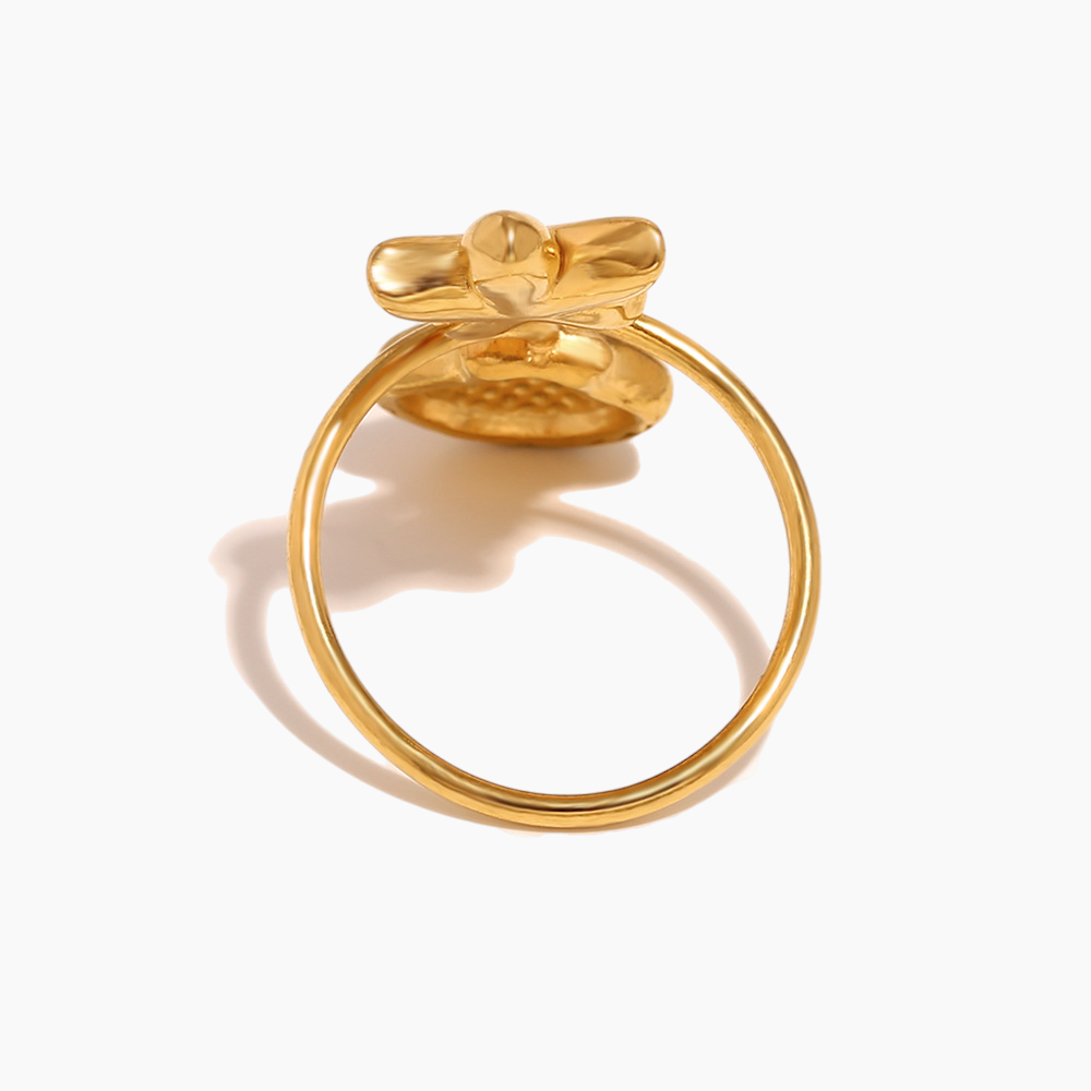 Starfish & Shell Open Ring