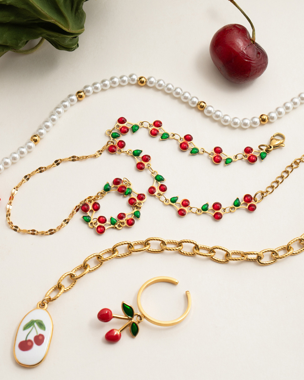 Cherry Bloom Bracelet