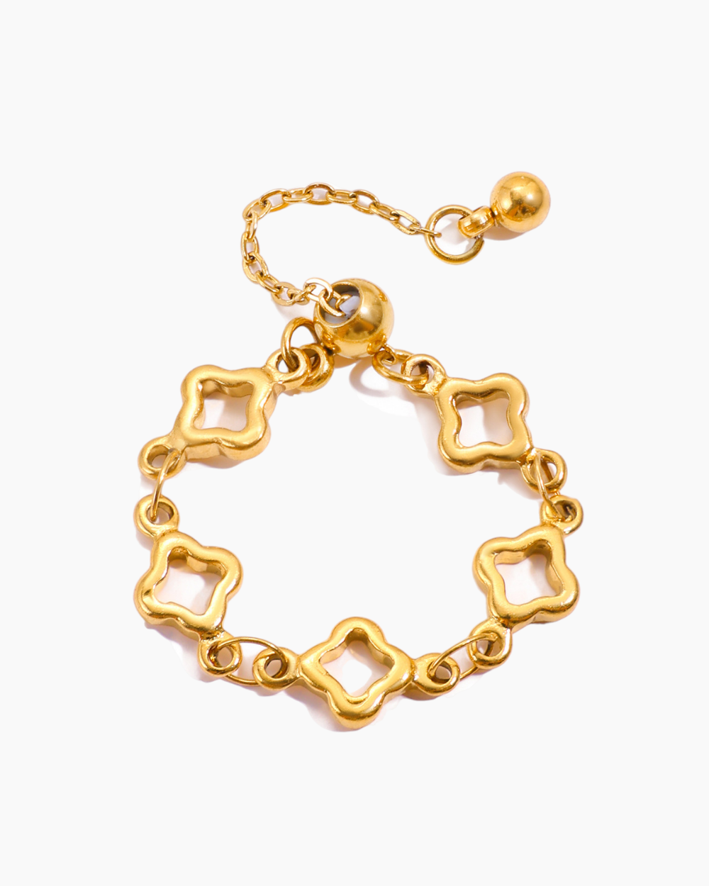 Clover Bloom Finger Chain