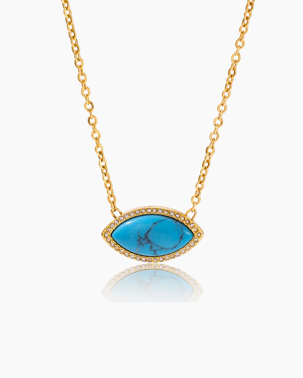 Turquoise Evil Eye Necklace