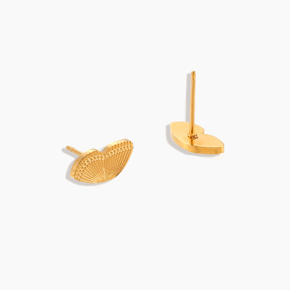 Butterfly Wing Stud Earrings