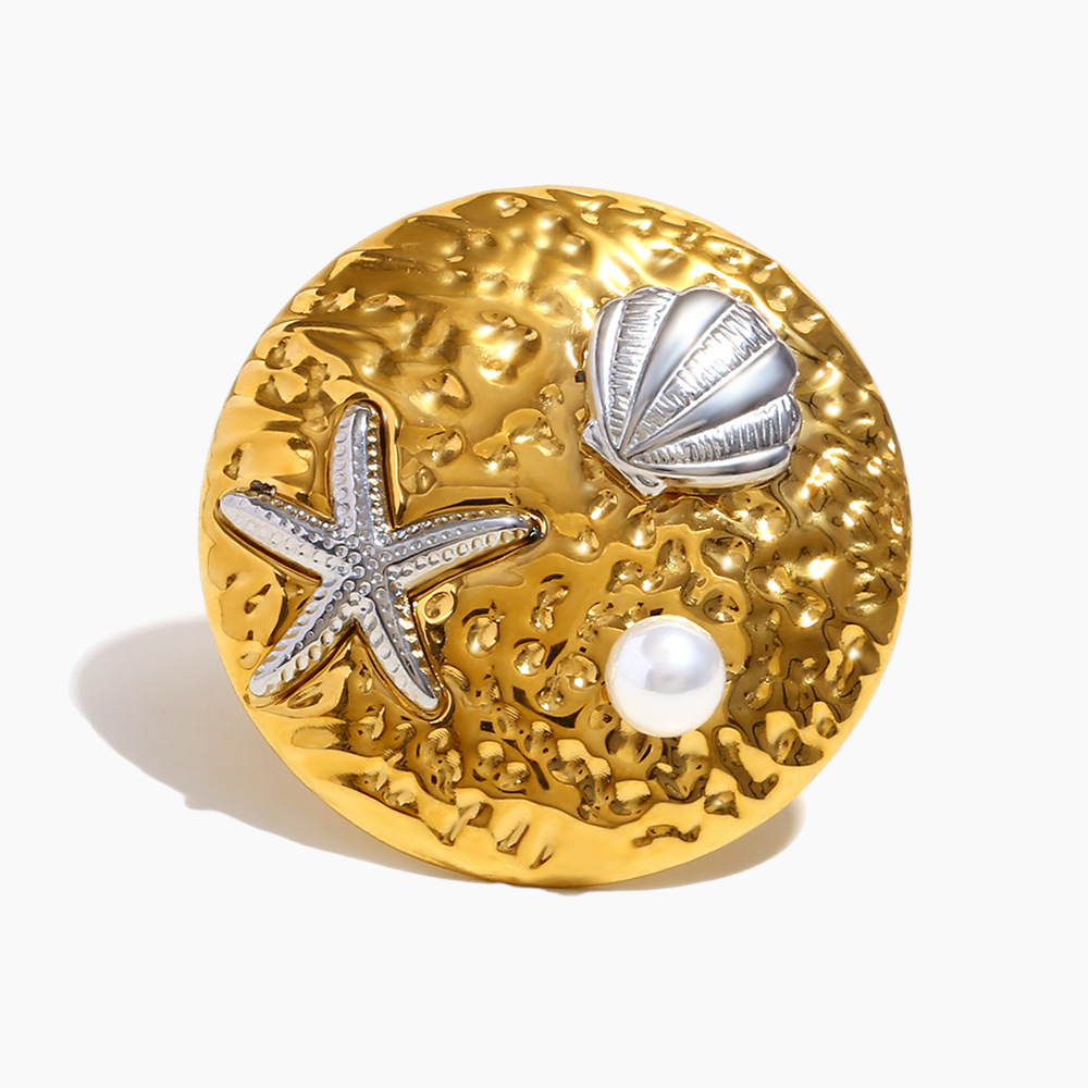 Ocean Relic Statement Ring