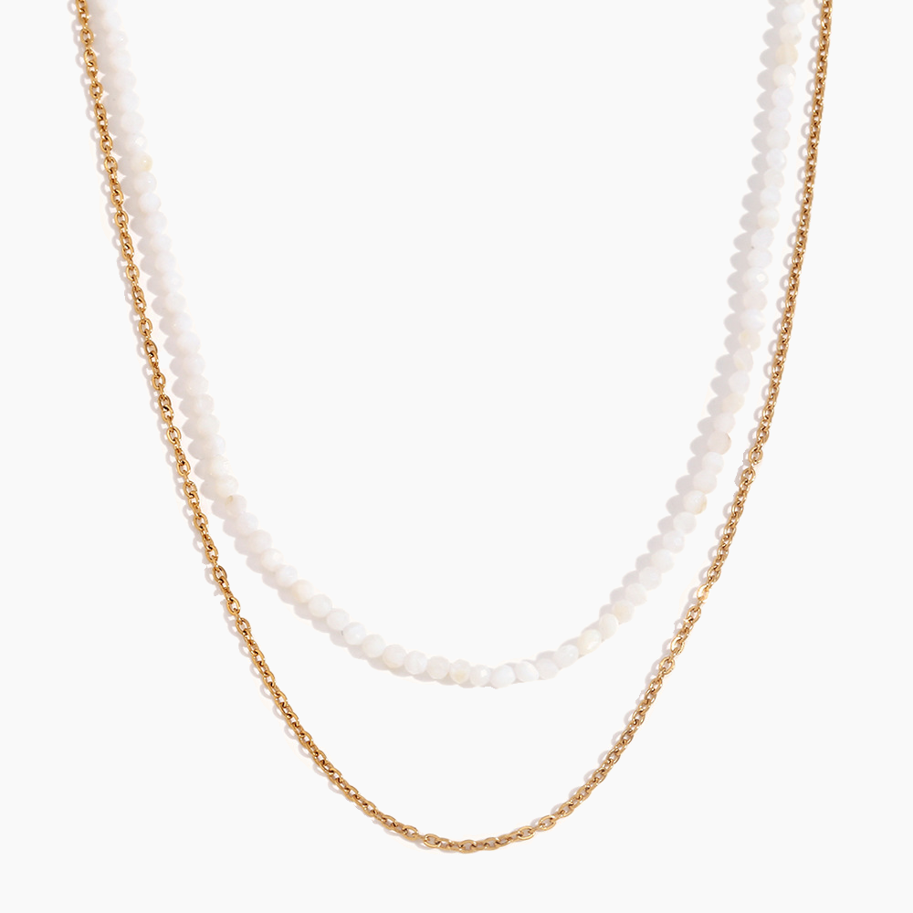 Emerald Drift Layered Necklace