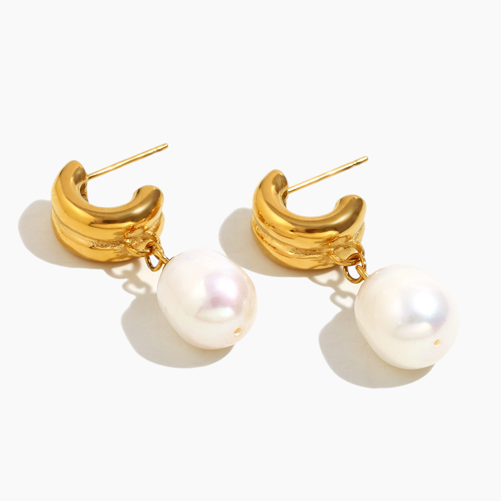 Aurora Pearl Drop Earrings