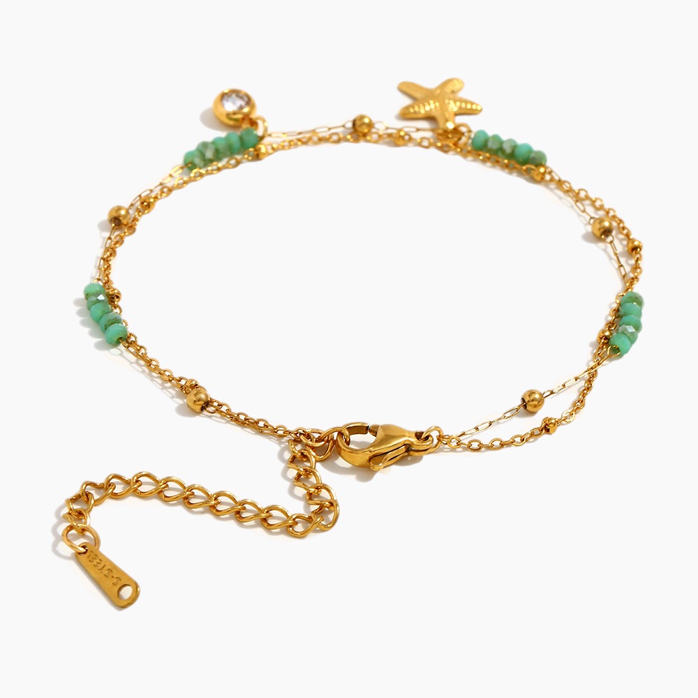 Starfish Charm Bracelet