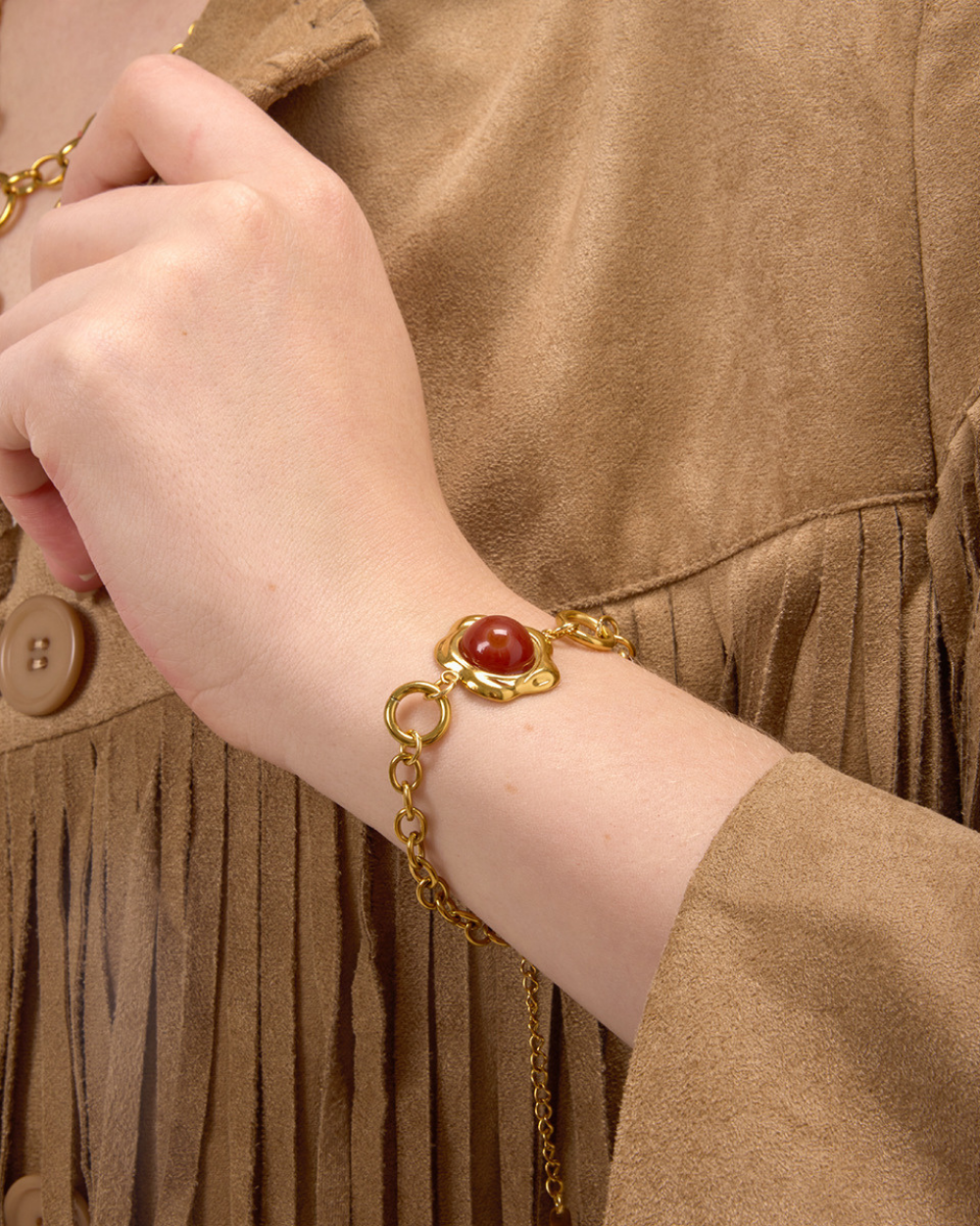 Regal Muse Gemstone Bracelet