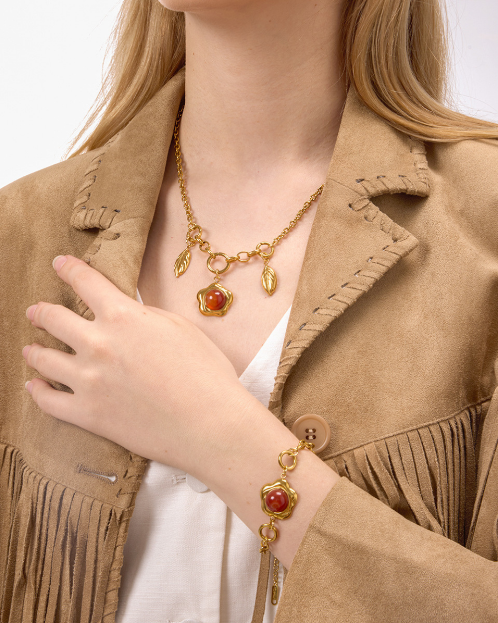 Regal Muse Gemstone Bracelet