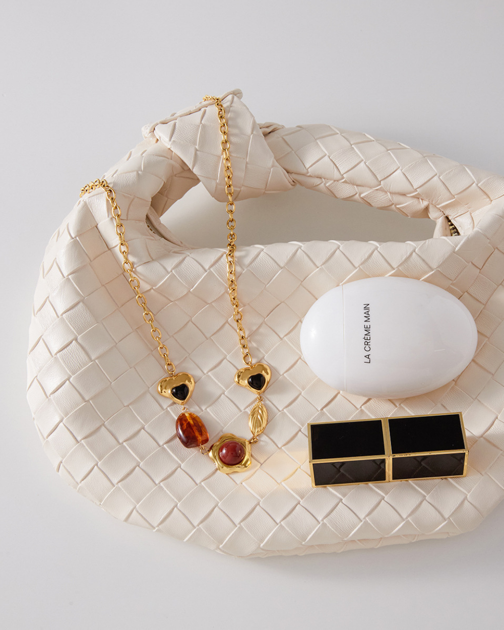 Golden Muse Gemstone Necklace