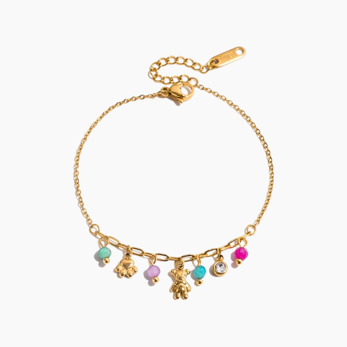 Candy Bear Charm Bracelet