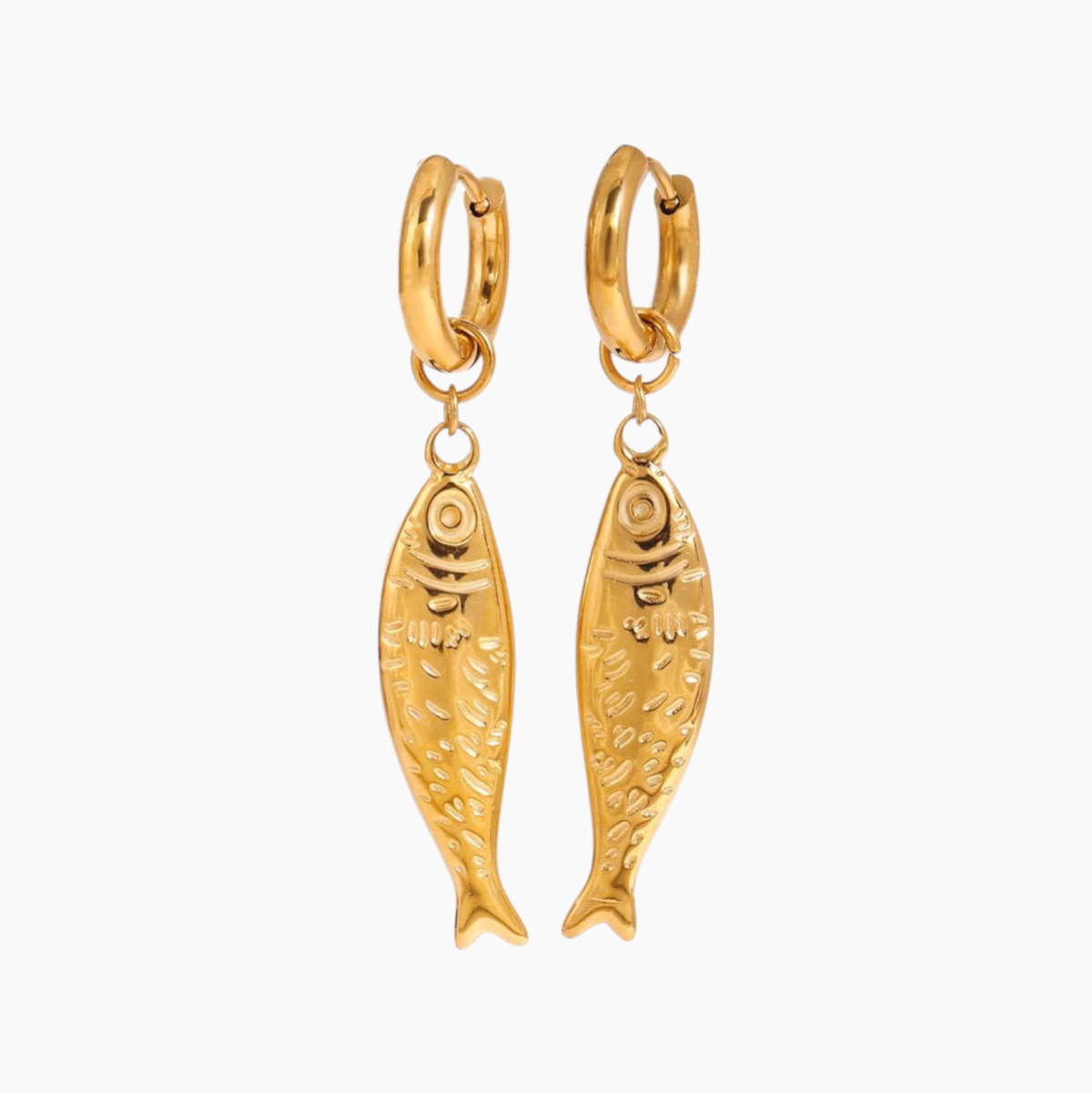 Ocean Gleam Sardine Earrings