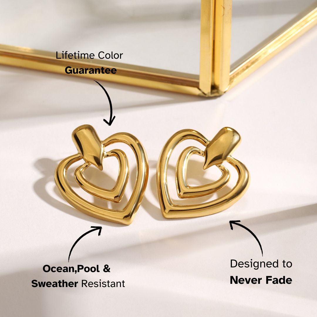 Echo Heart Earrings