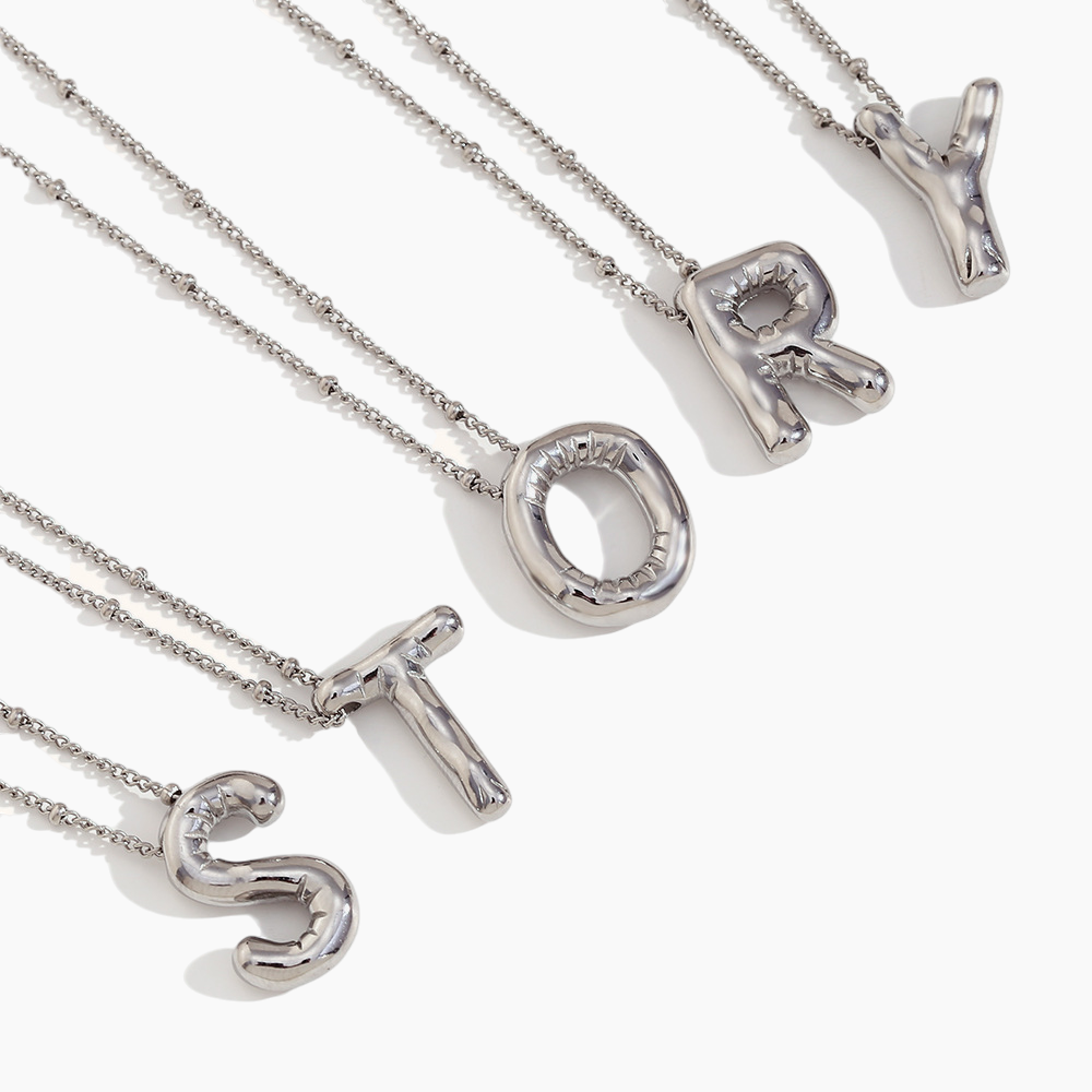 Bold Initial Pendant Necklace