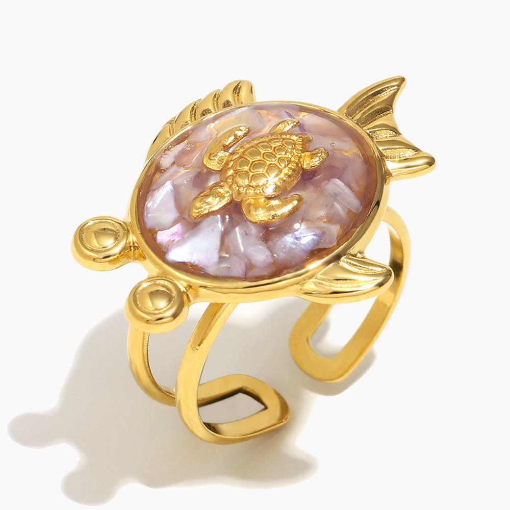 Ocean Wanderer Turtle Ring
