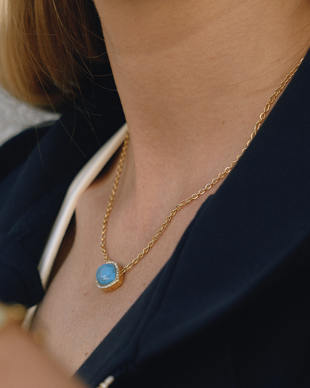 Turquoise Evil Eye Necklace