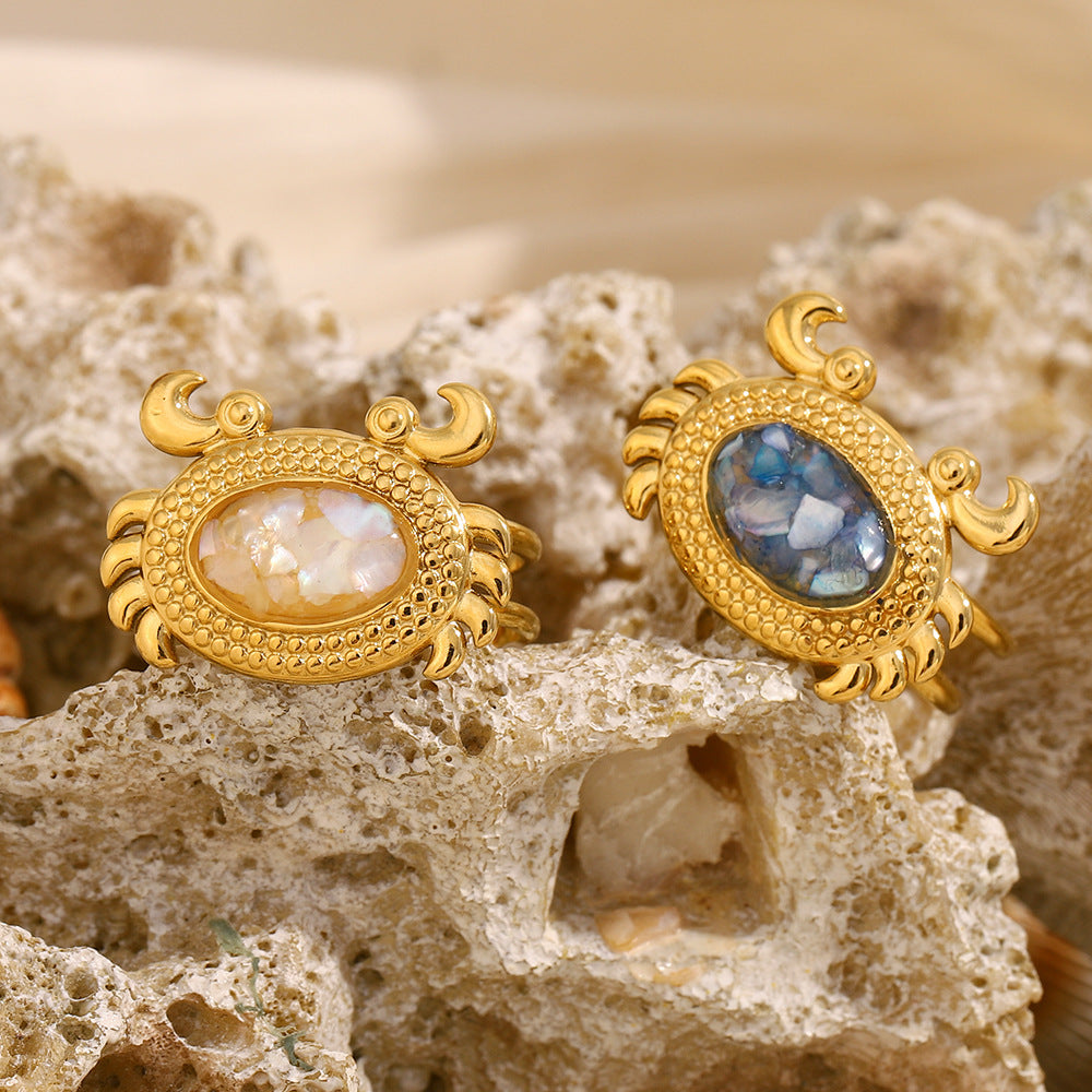 Tidal Guardian Crab Ring
