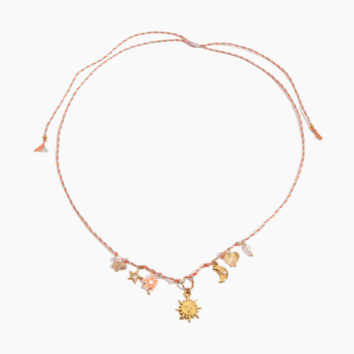 Celestial Sunset Cord Necklace