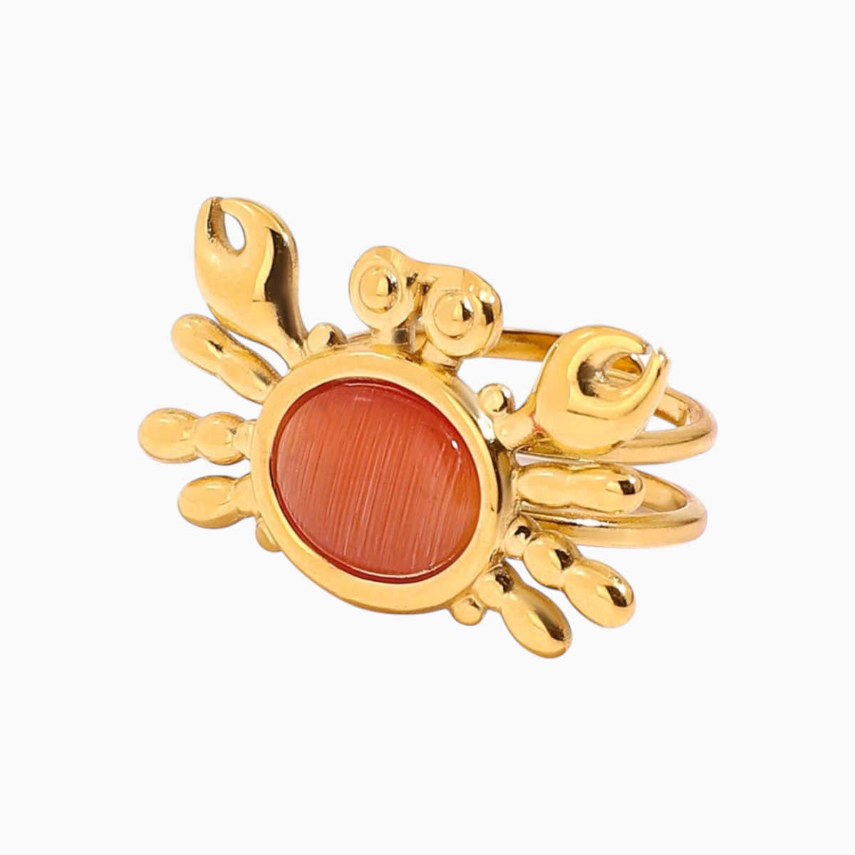 Sunset Crab Ring