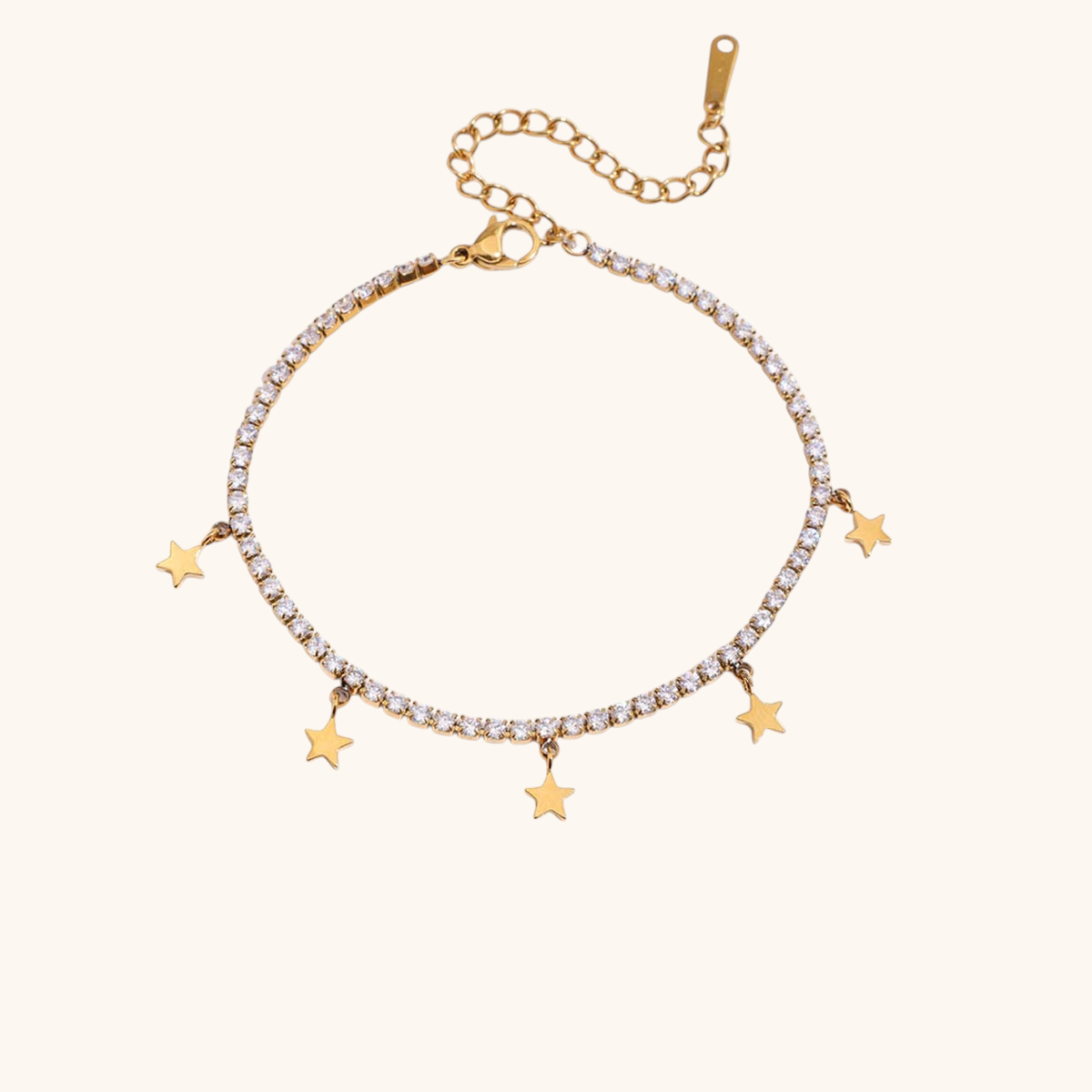 Starlit Sparkle Tennis Bracelet
