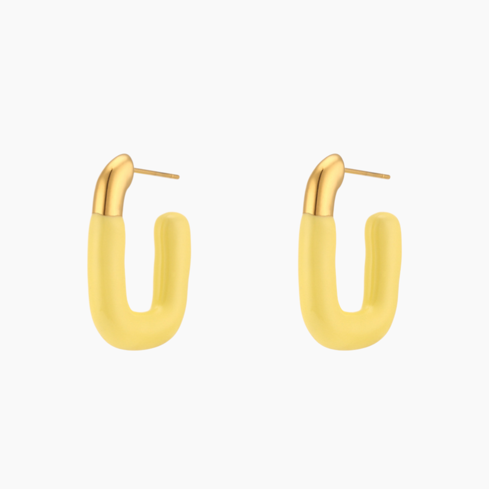 Neon Loop Hoops