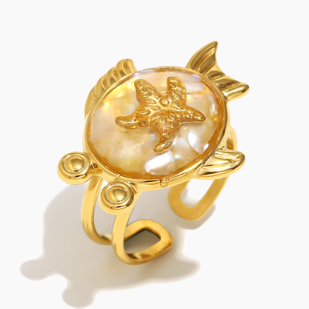 Ocean Wanderer Turtle Ring