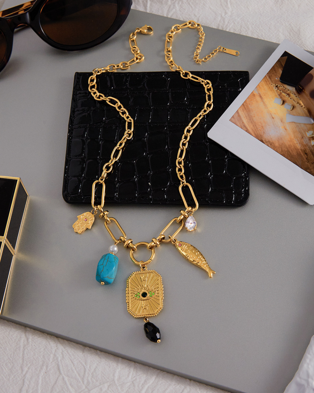 Mystic Amulet Charm Necklace