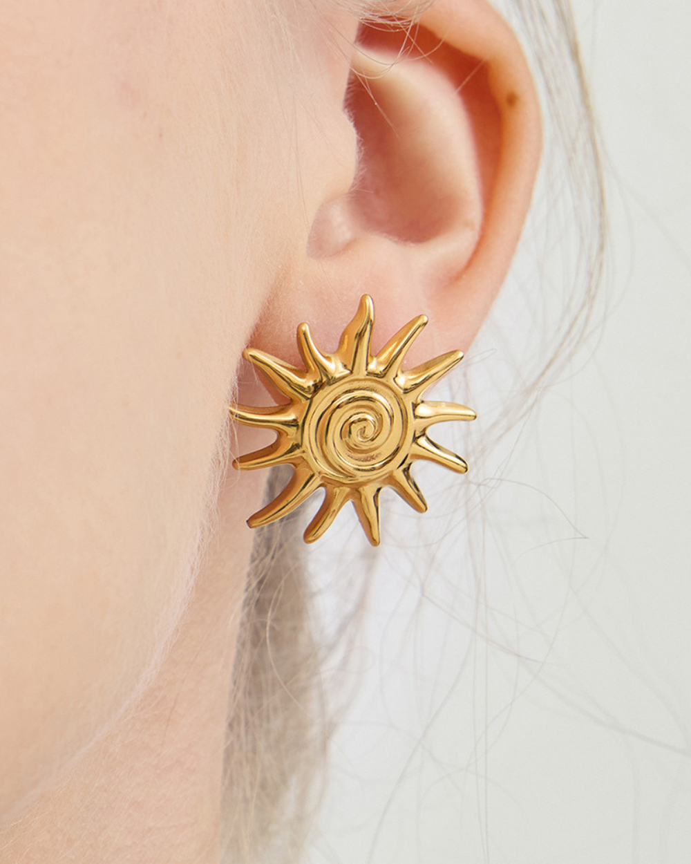 Solar Flare Stud Earrings