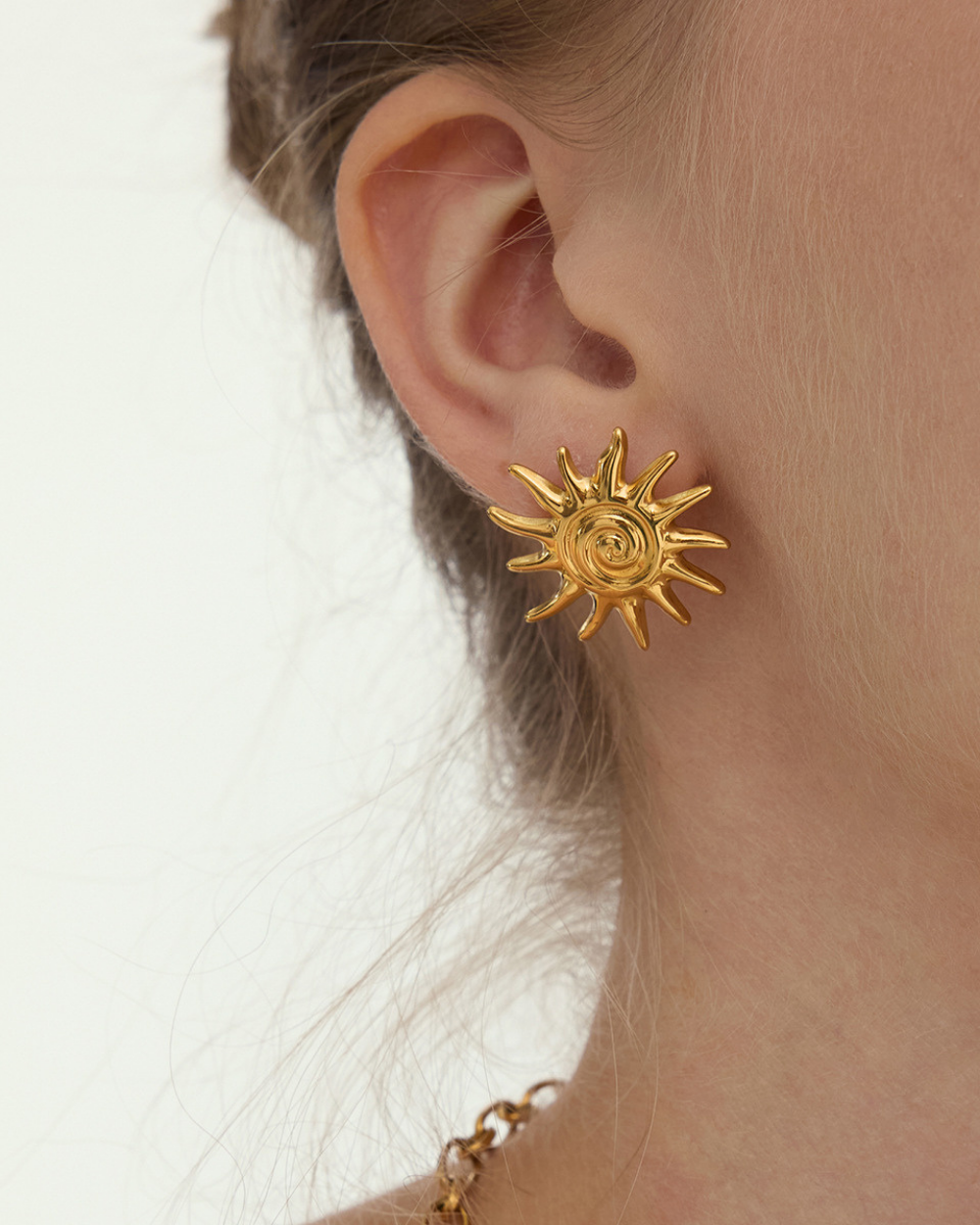 Solar Flare Stud Earrings