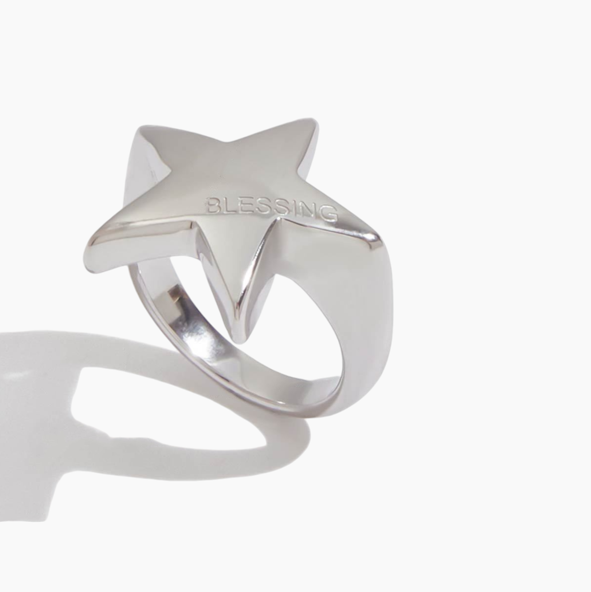 Blessed Star Power Ring - Silver