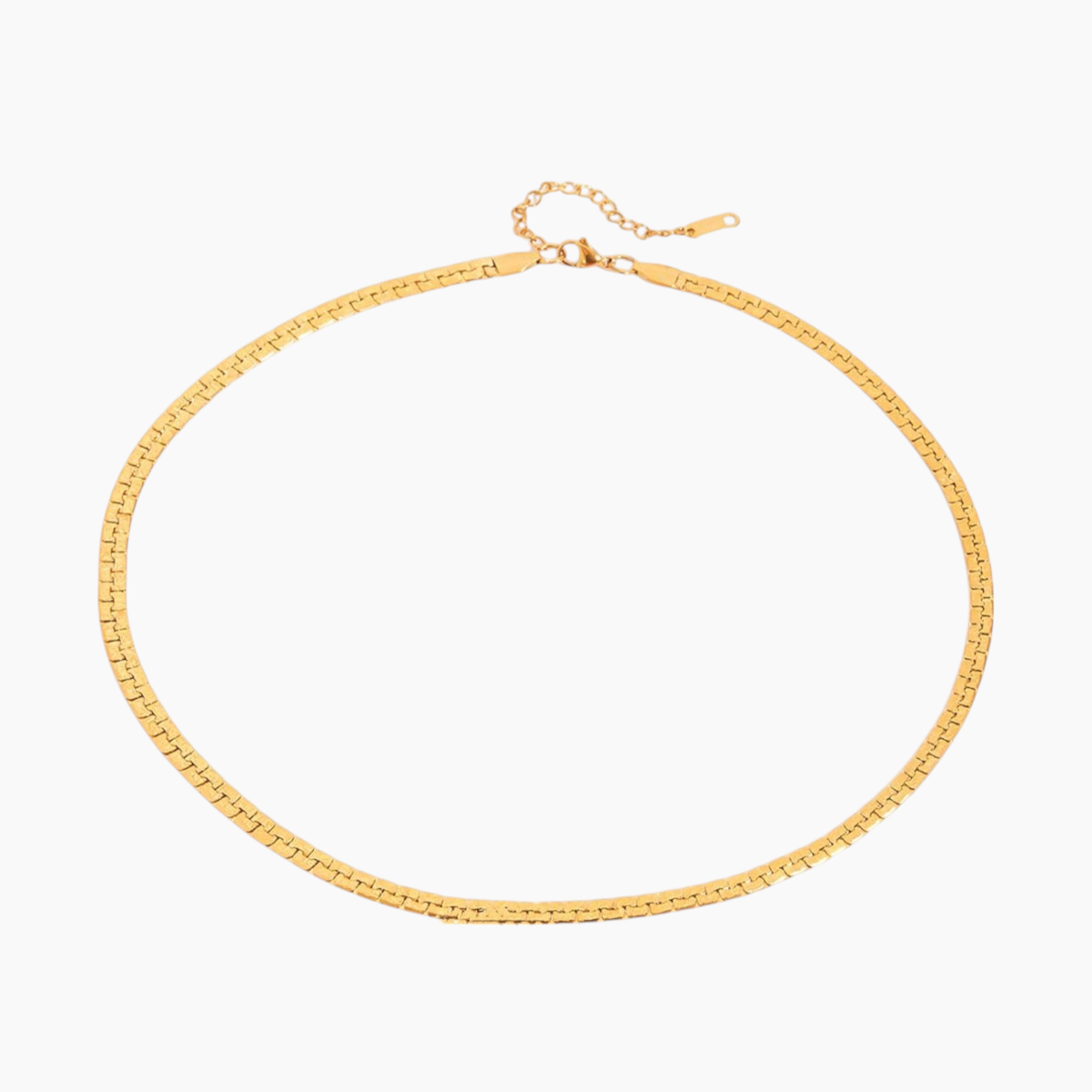 Soleil Herringbone Chain Necklace
