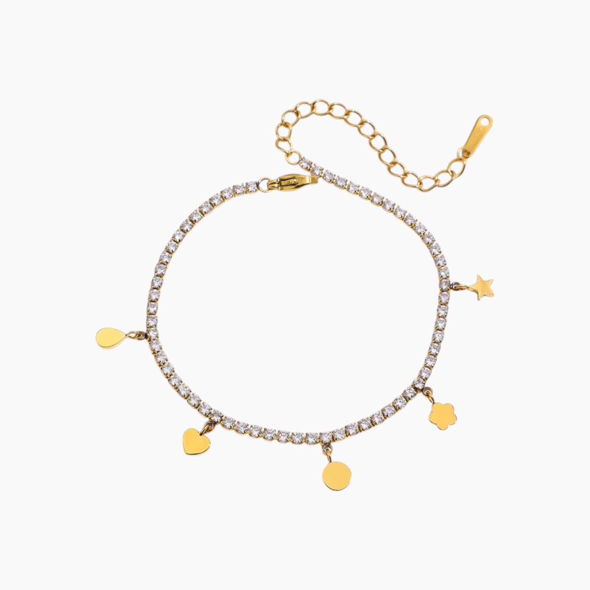 Celeste Icons Charm Tennis Bracelet