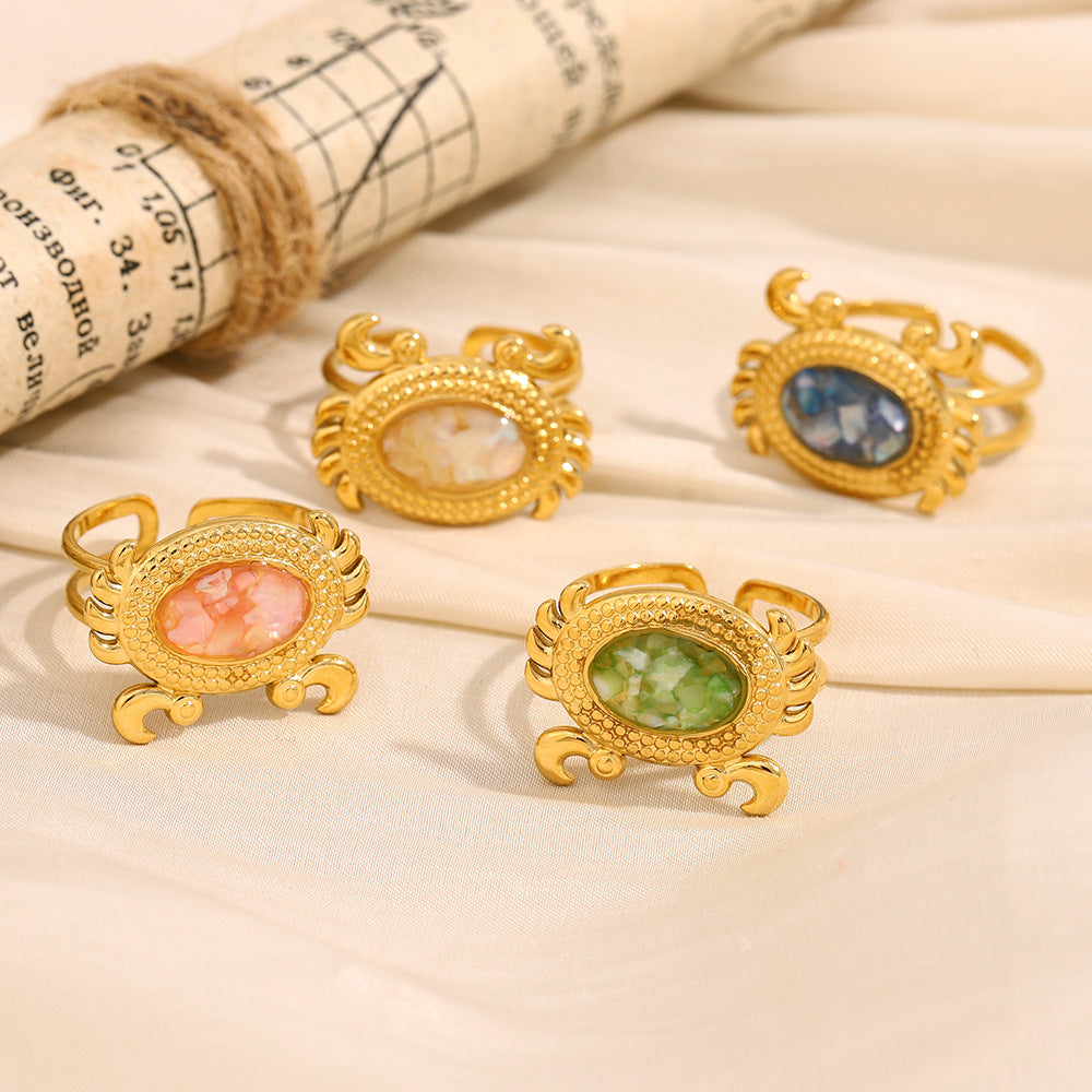 Tidal Guardian Crab Ring