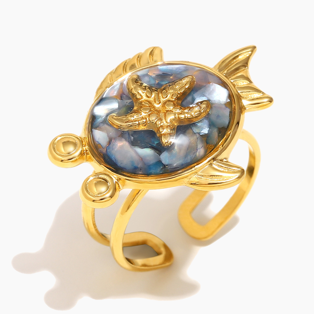 Ocean Wanderer Turtle Ring