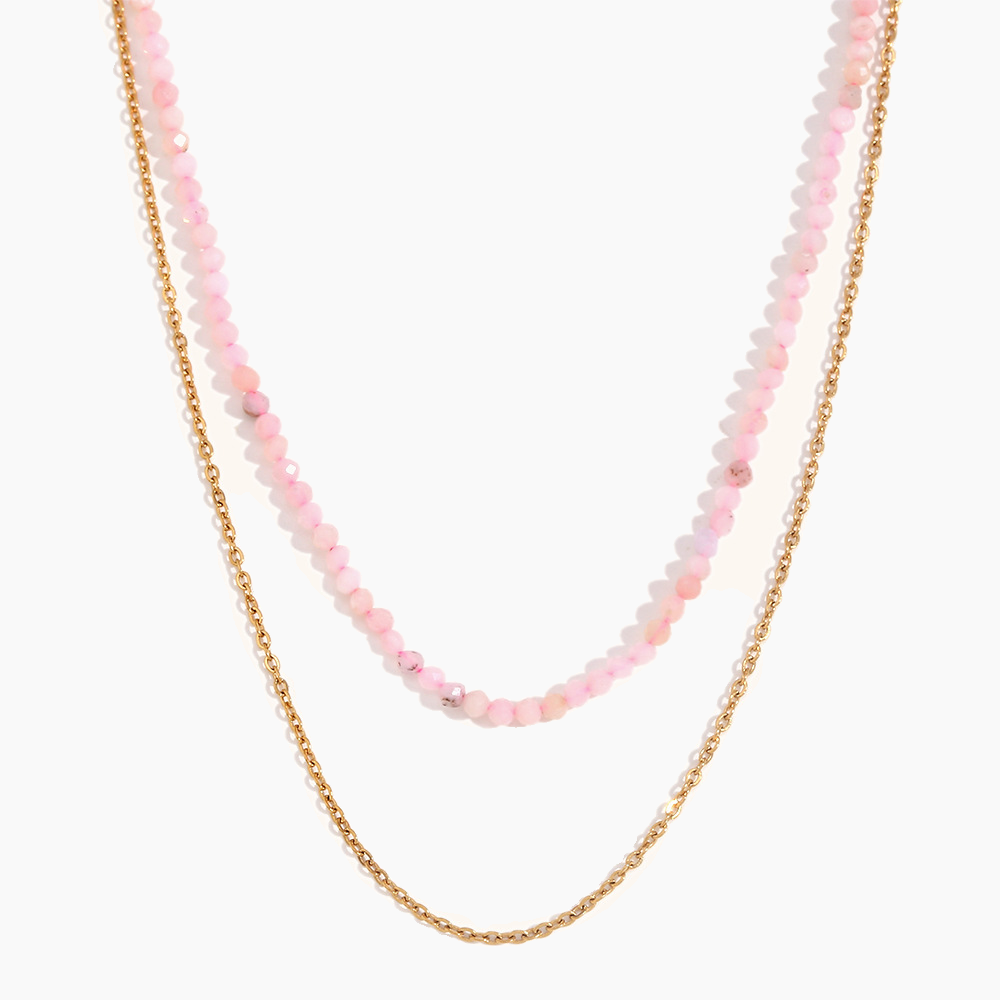 Emerald Drift Layered Necklace