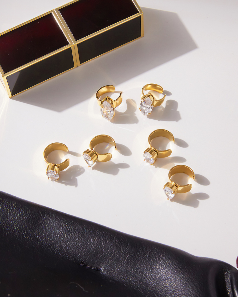 Marquise Crystal Statement Ear Cuff
