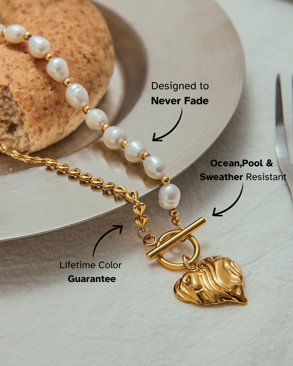 Pearlbound Heart Necklace