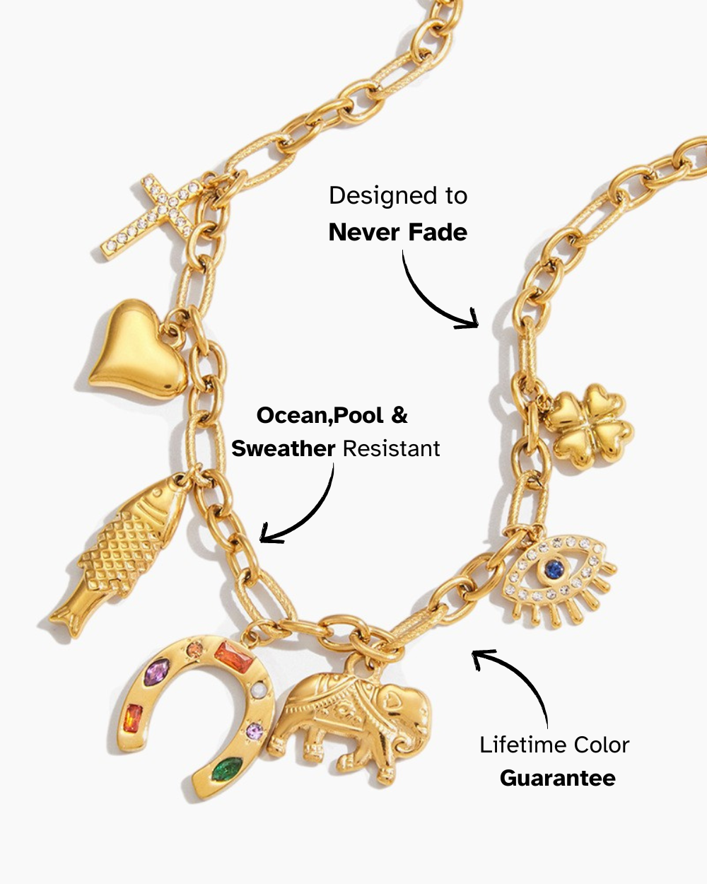 Fortune Amulet Charm Necklace