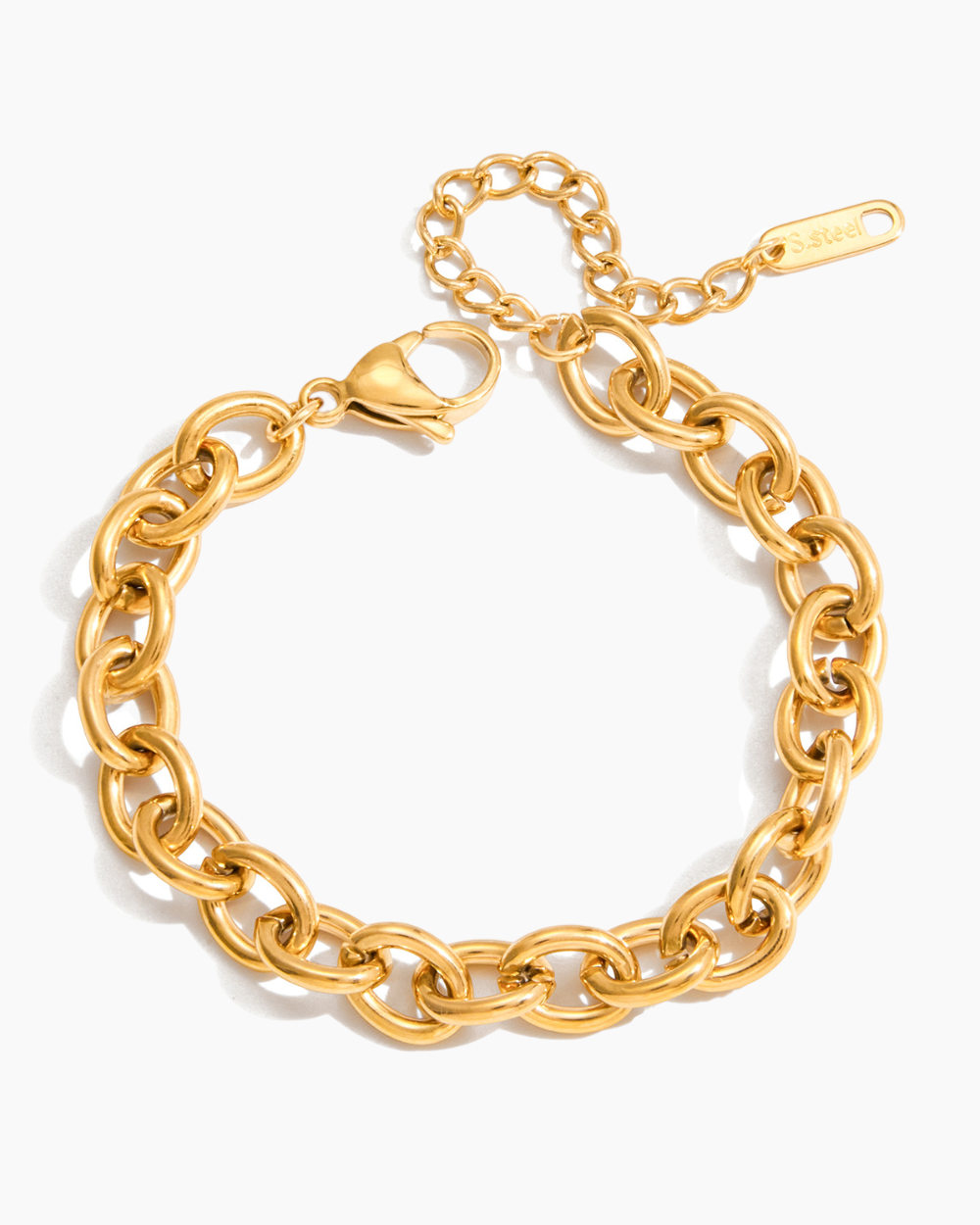 Power Round Link Bracelet