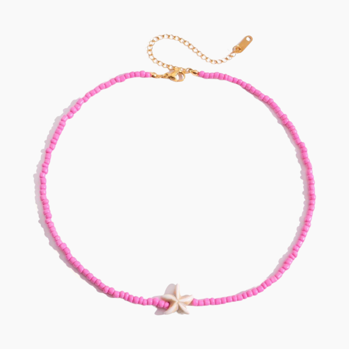 Pink Tides Starfish Necklace