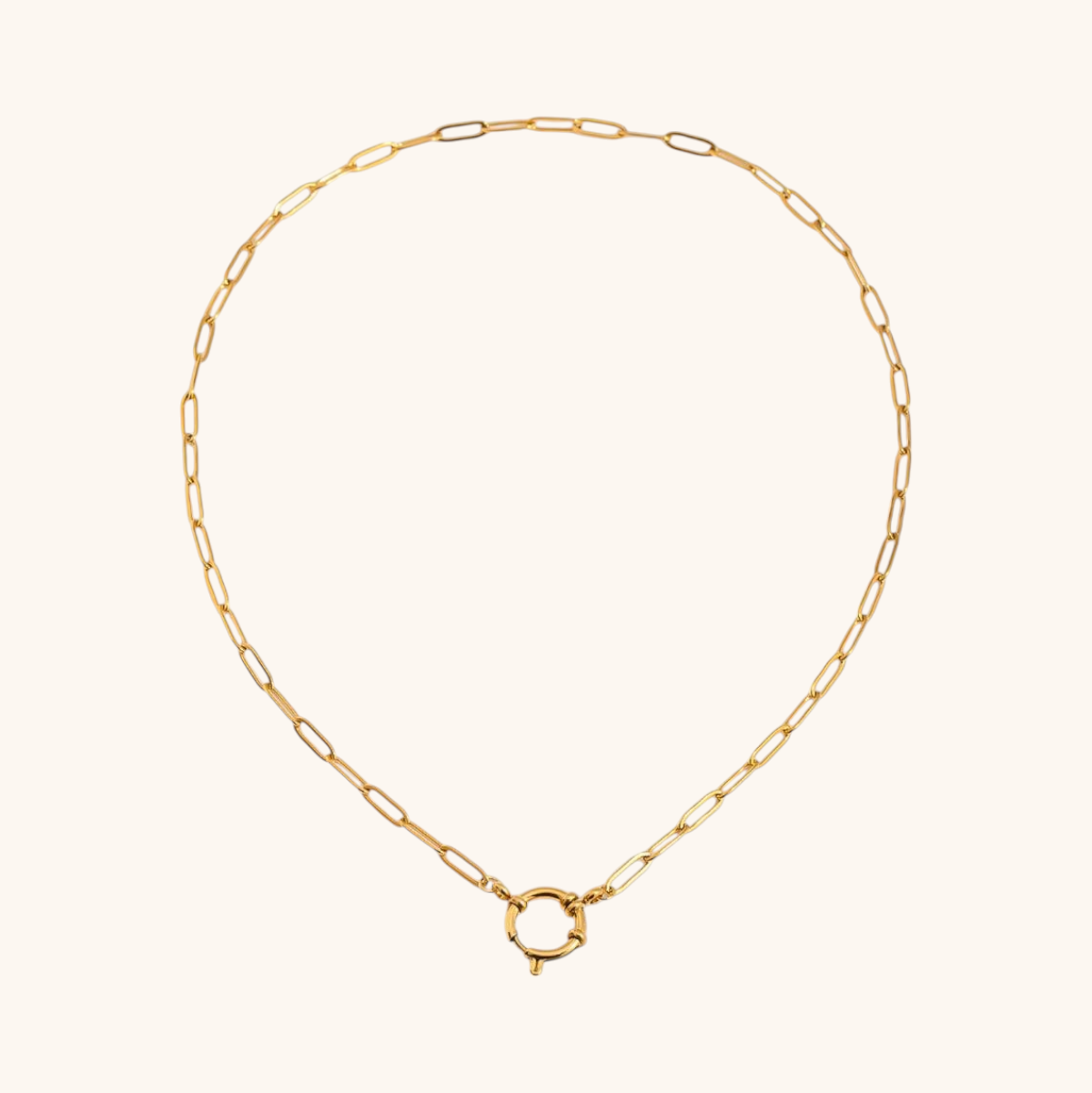 Bold Oval Link Chain Necklace