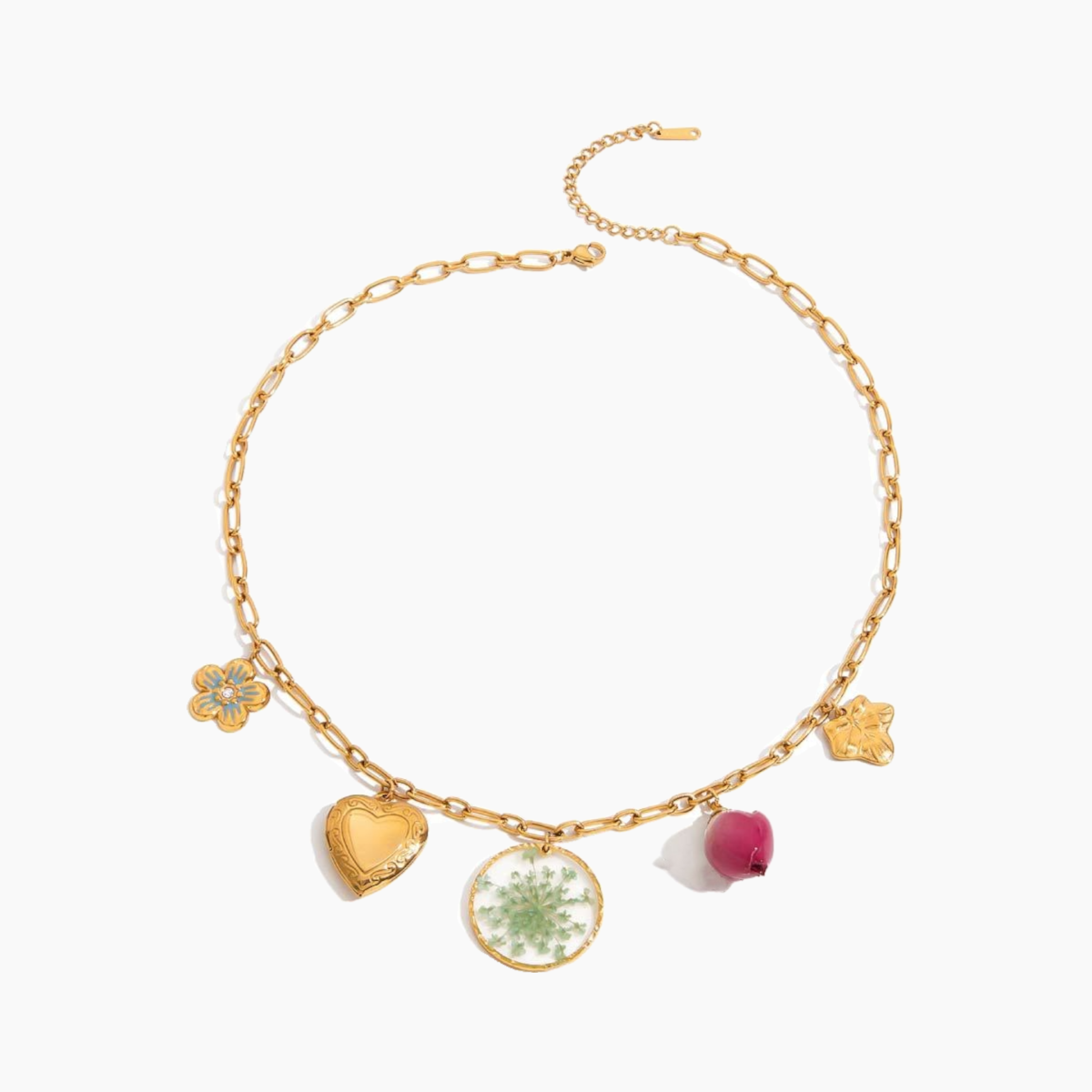 Meadow Whispers Charm Necklace