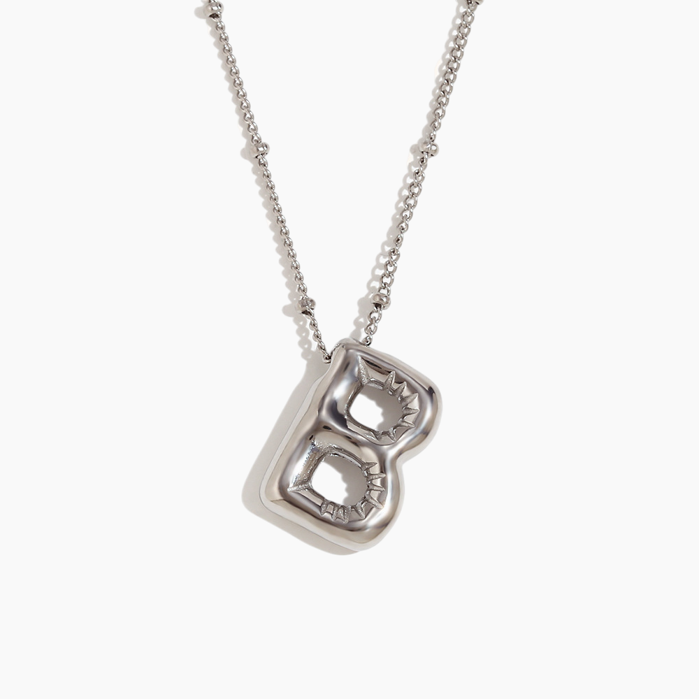 Bold Initial Pendant Necklace
