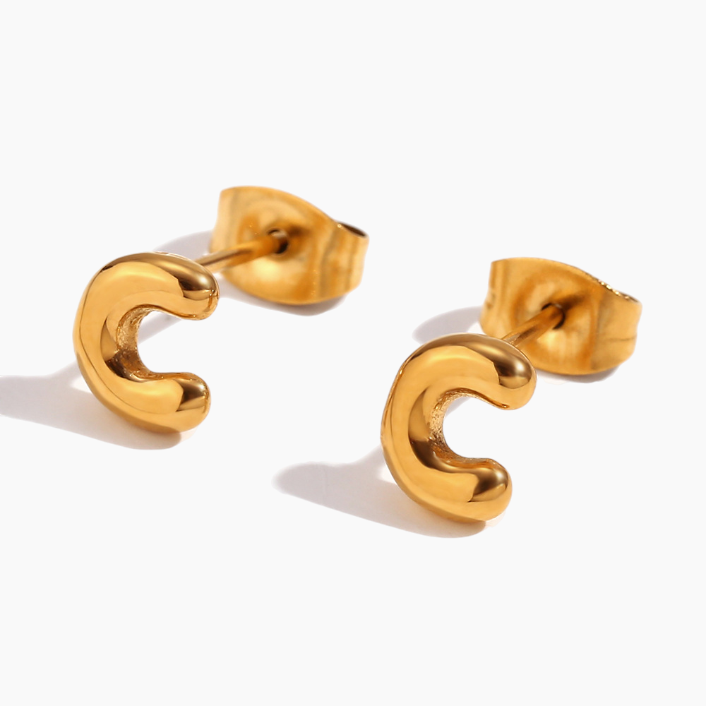 Minimalist Gold Stud Earrings