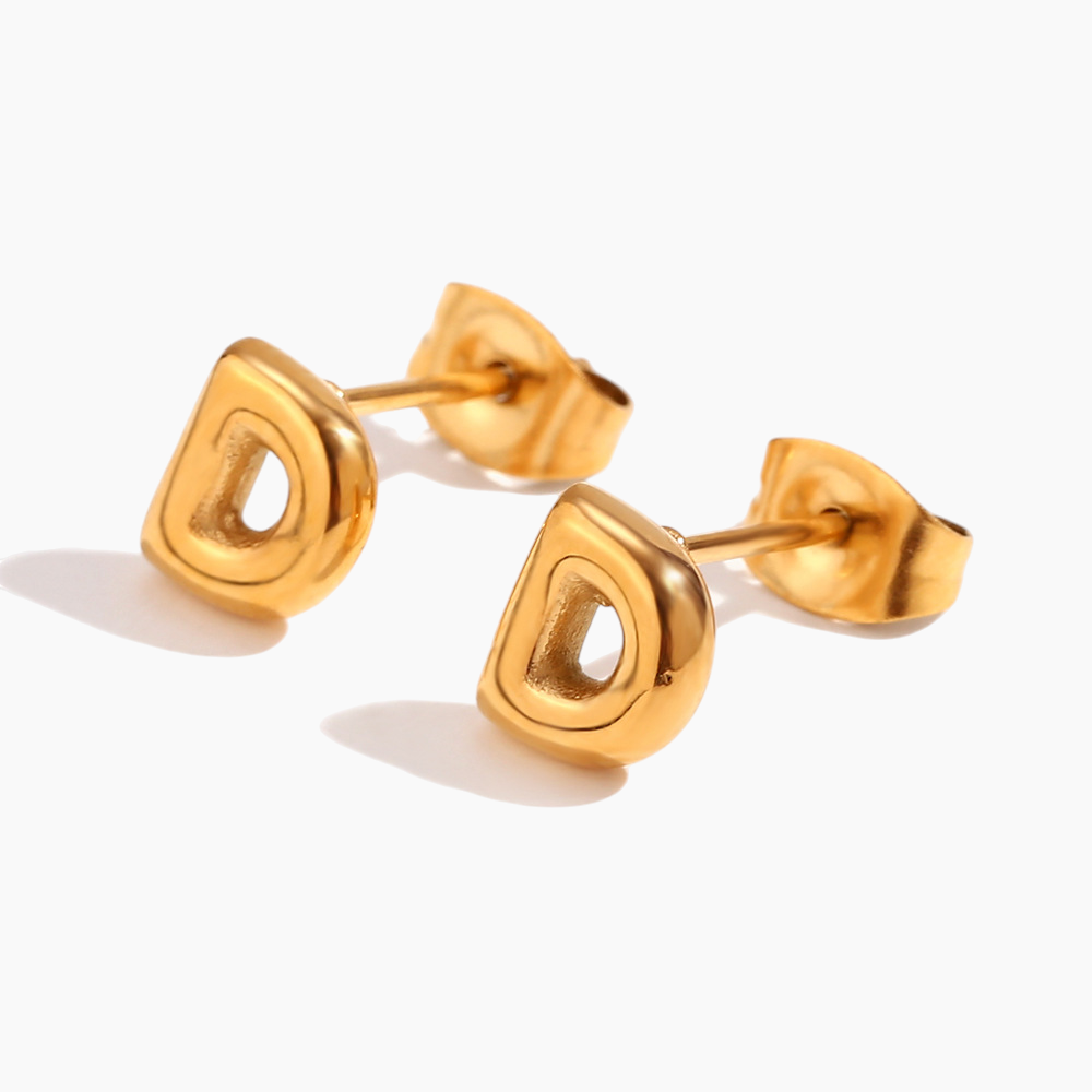 Minimalist Gold Stud Earrings