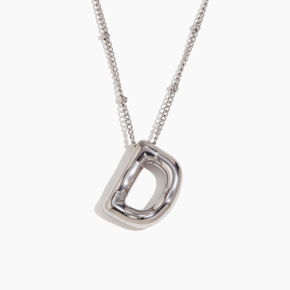 Bold Initial Pendant Necklace
