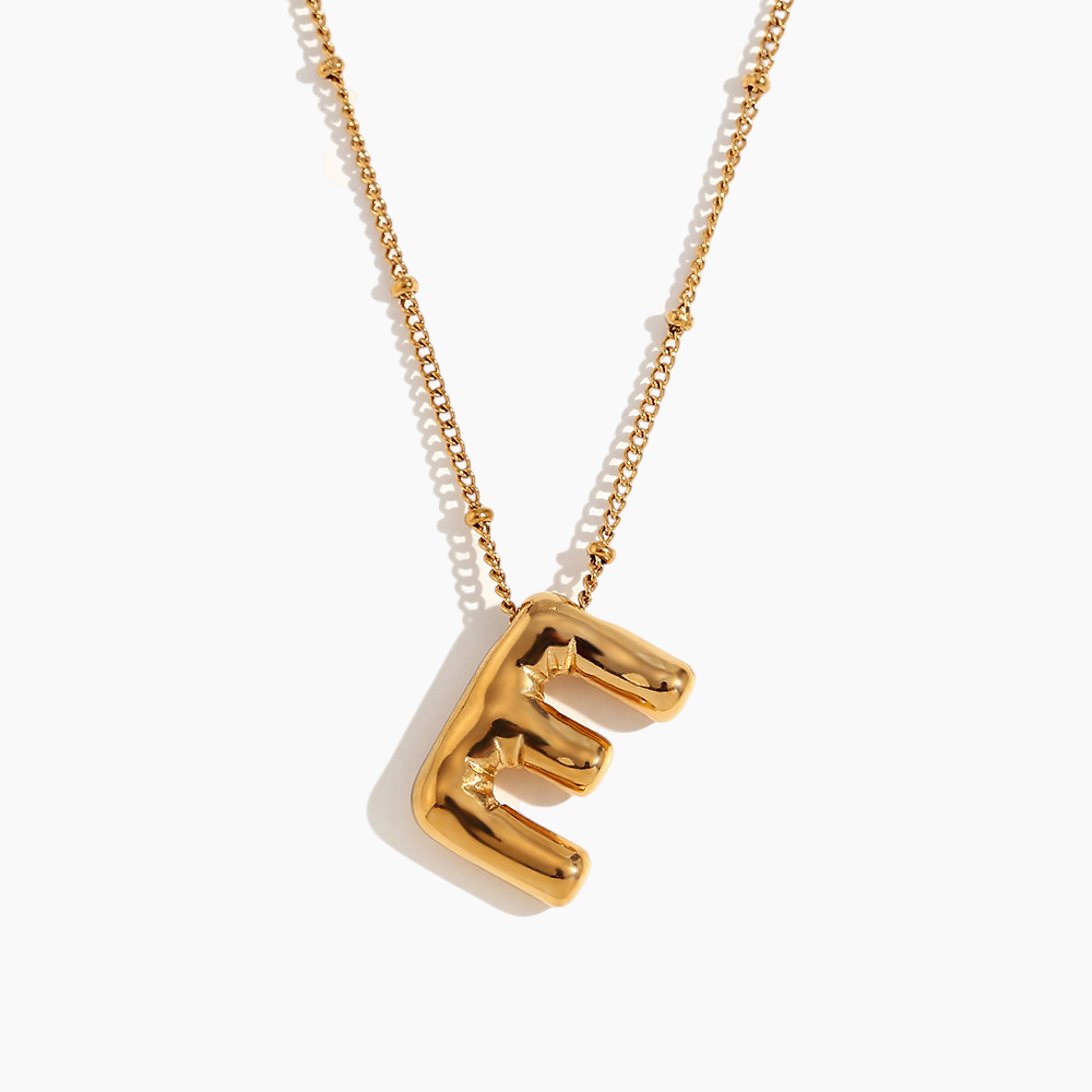 Bold Initial Pendant Necklace