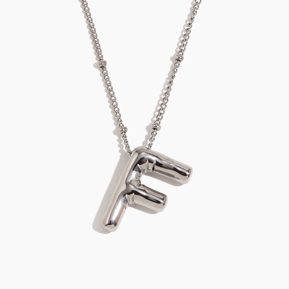 Bold Initial Pendant Necklace