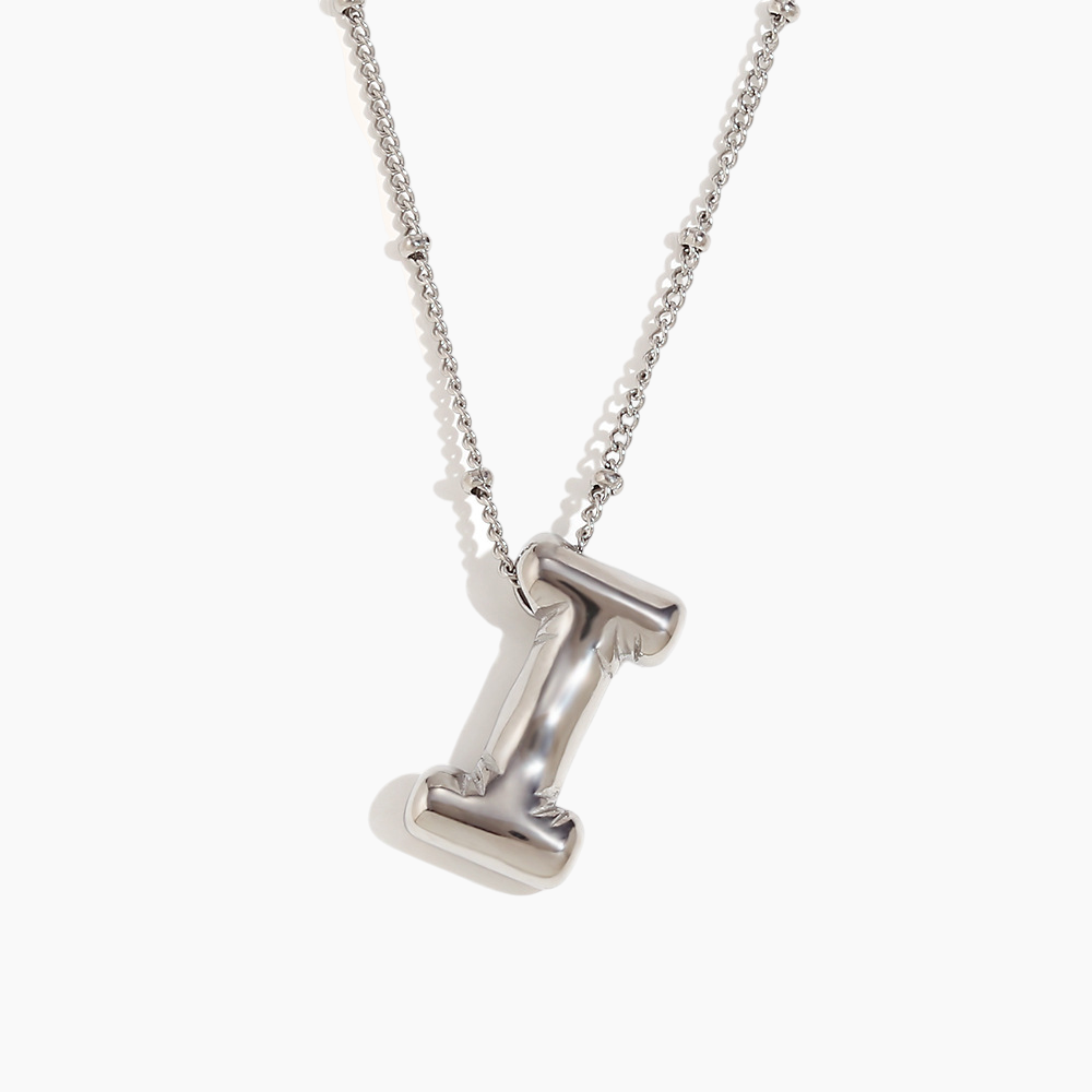 Bold Initial Pendant Necklace