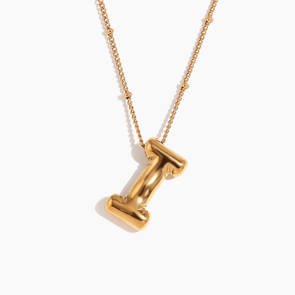 Bold Initial Pendant Necklace